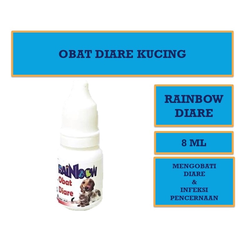 Rainbow Obat Diare/Mencet 8ml Obat Kucing anjing kelinci