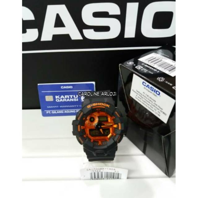 JAM TANGAN PRIA CASIO G-SHOCK GA-700BR-1ADR GARANSI RESMI GAP