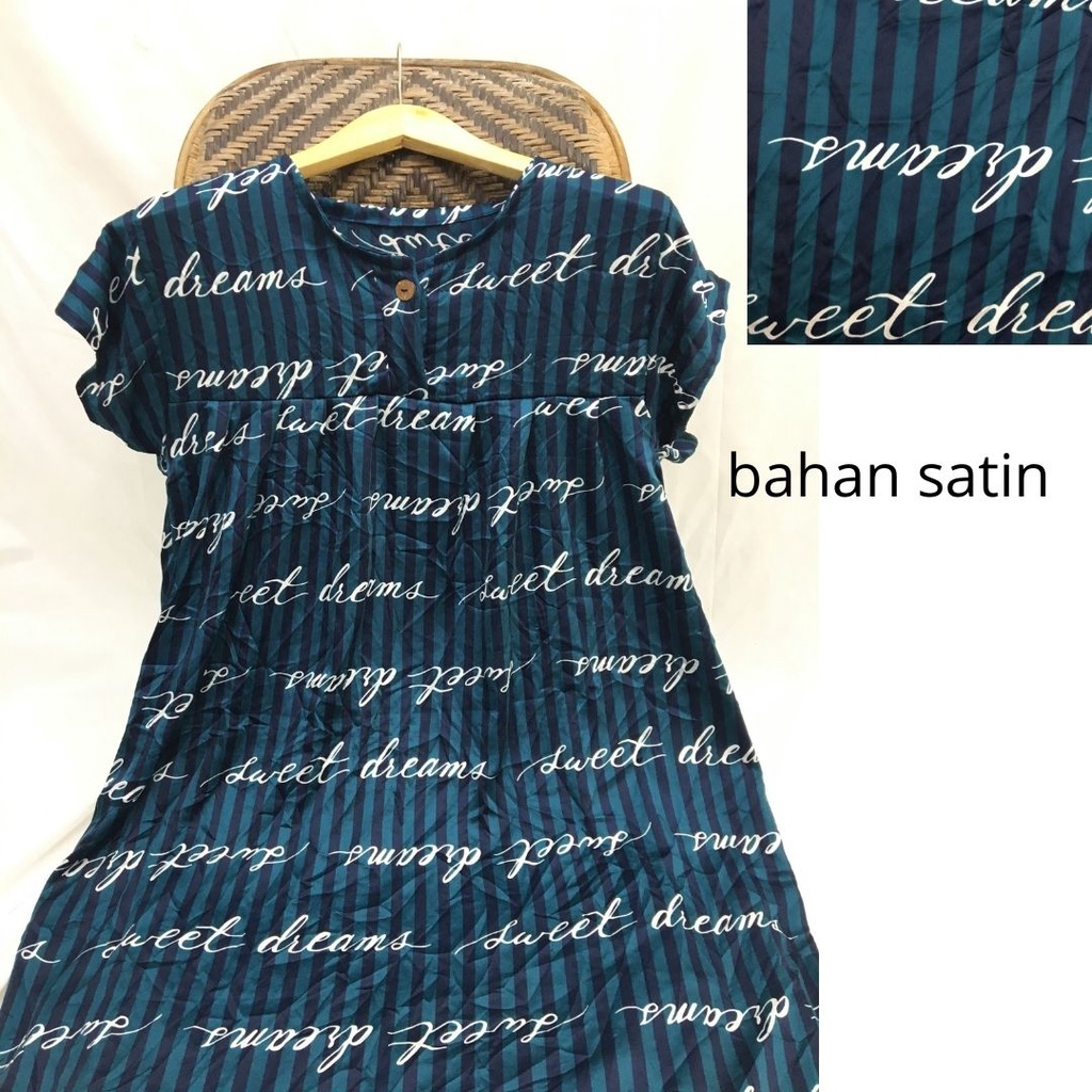 Daster Sambung Viral PART 2 - Daster Payung - Daster Perca - Daster Busui Rayon-green word stn kc
