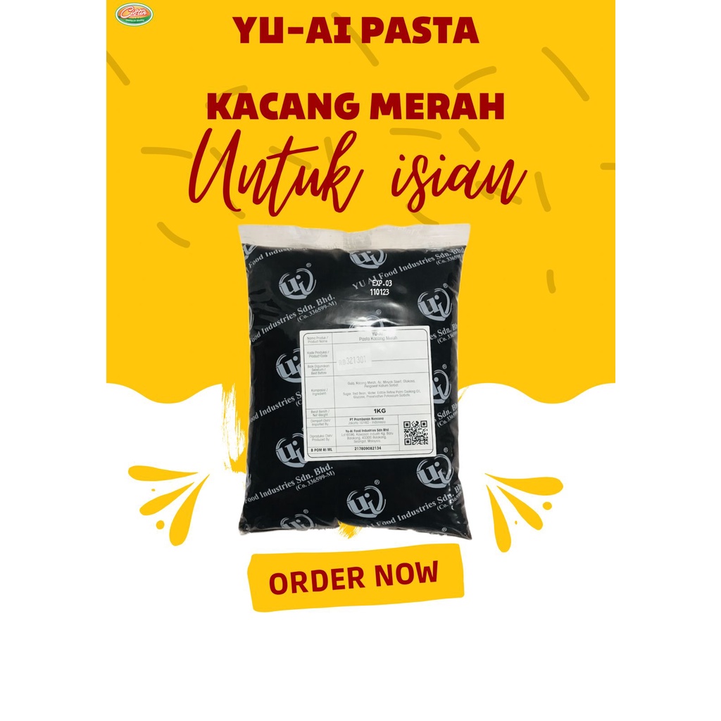 

YUAI PASTA KACANG MERAH (UNTUK ISIAN ROTI)