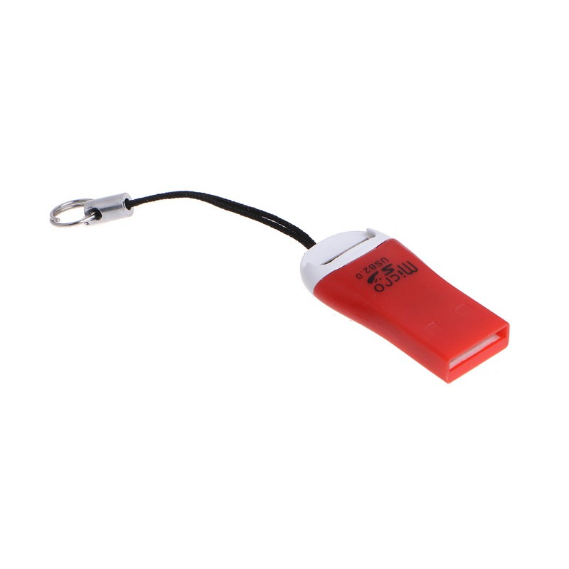 Cre Adapter Card Reader Mini Usb 2.0 Bentuk Peluit Untuk Micro Sd Sdhc Sdxc T-Flash