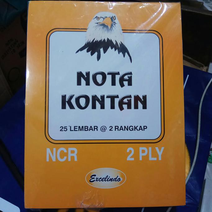 

Nota Kontan Besar 2 ply NCR Excelindo (Kelipatan 10 buku) PRODUK TERBATAS