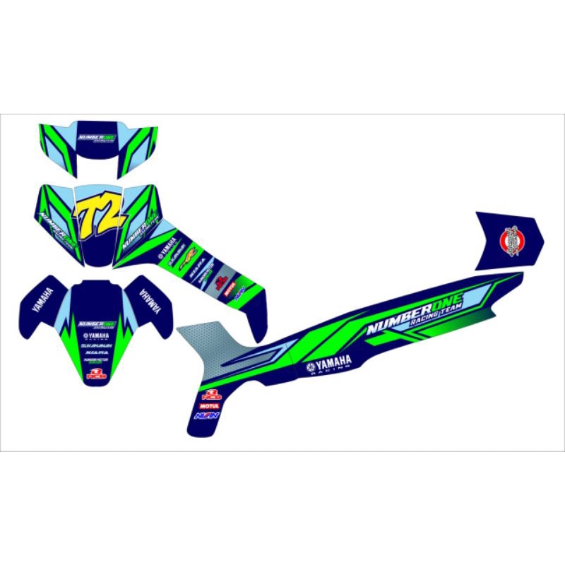STRIPING-STIKER CUSTOM F1ZR/POSWAN FULL BODY