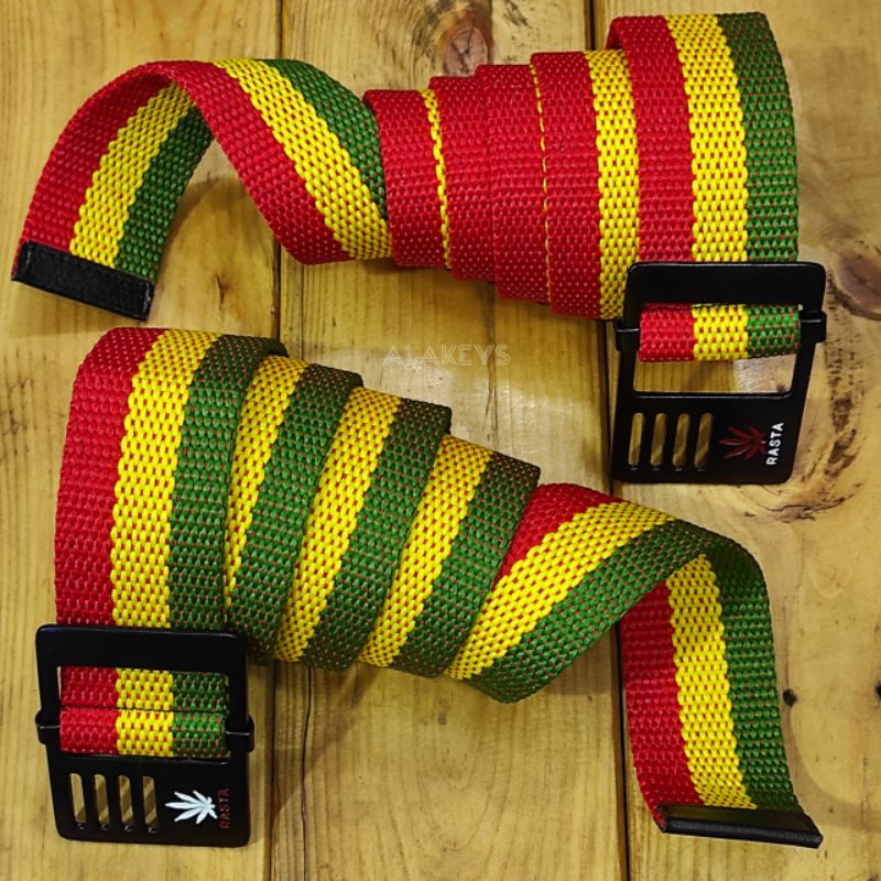 SABUK GESPER RASTA KANVAS BOB MARLEY