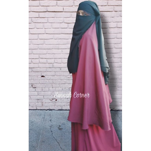 New Arrival special for shopee 12.12 niqab Mesir 4 layer shifon silky Arab