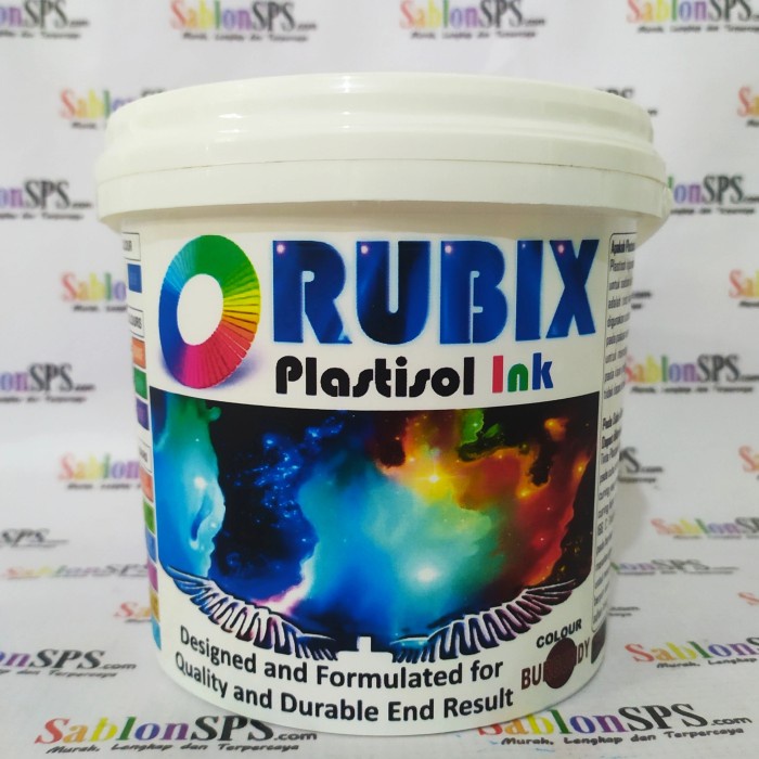 

Bergaransi Tinta Sablon Plastisol Rubix Burgundy 1Kg Hot Sale