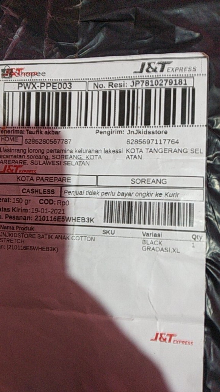 Jnjkidstore Batik Anak Cotton Stretch