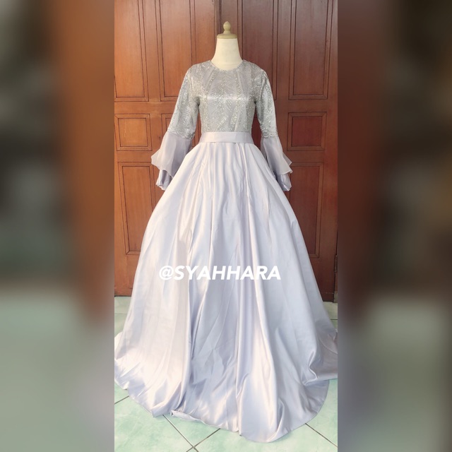 Dress Brokat Sugar silver