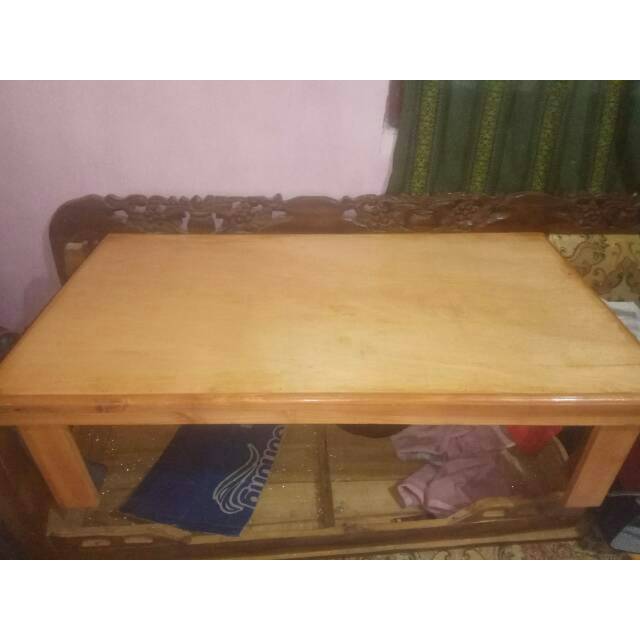 Meja lesehan jati belanda