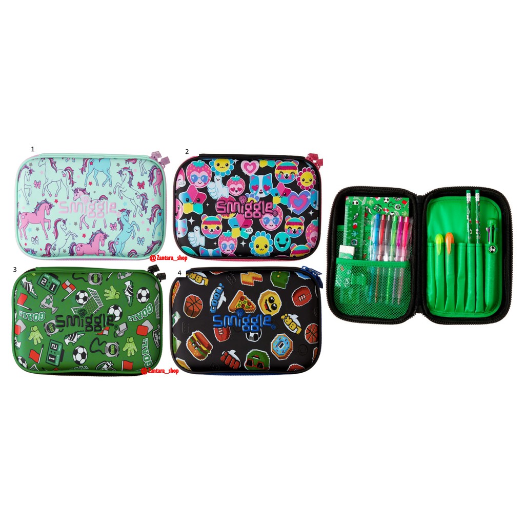 

Smiggle Stationery Kits Hardtop Kotak Pensil - Lengkap dengan stationary