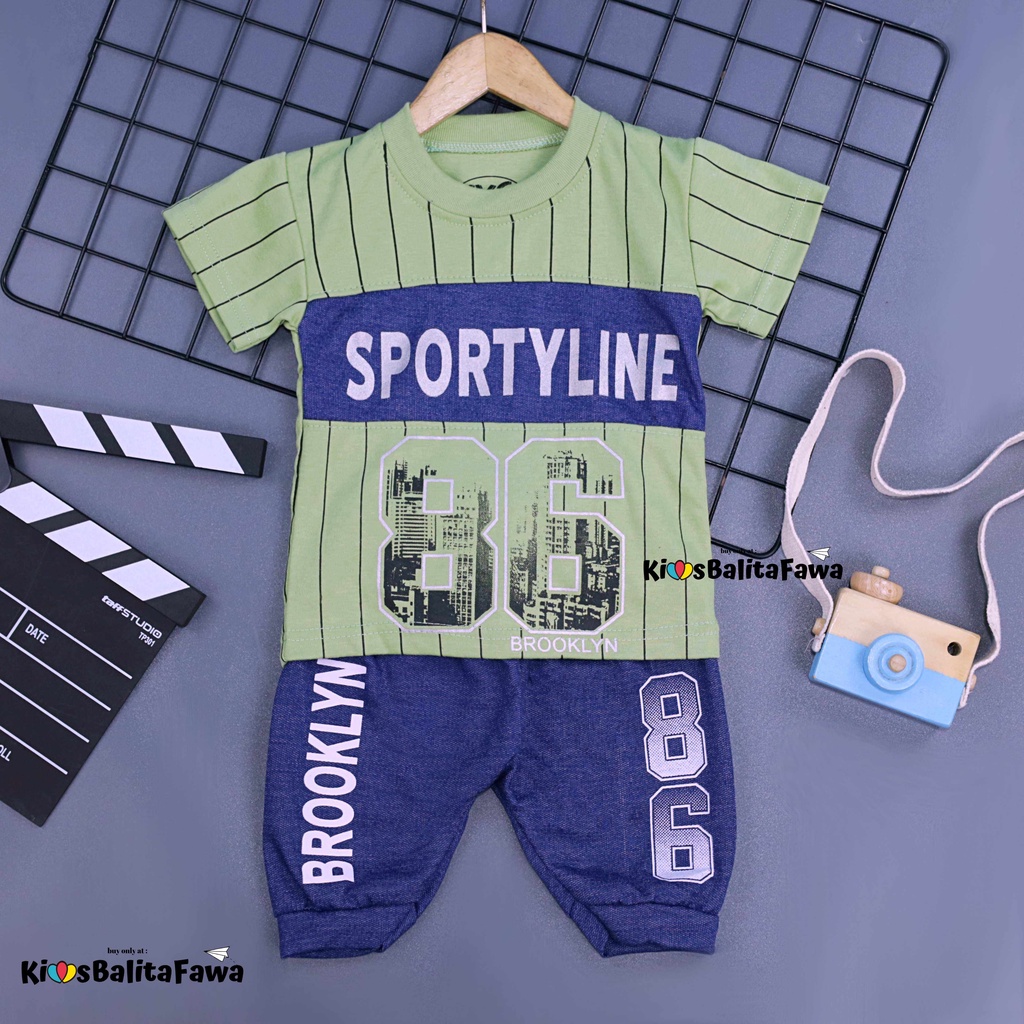 Setelan Baby DILAN uk 3-24 Bulan / Export Class Karakter Set Kaos Bayi Celana Laki Baju Anak Cowok