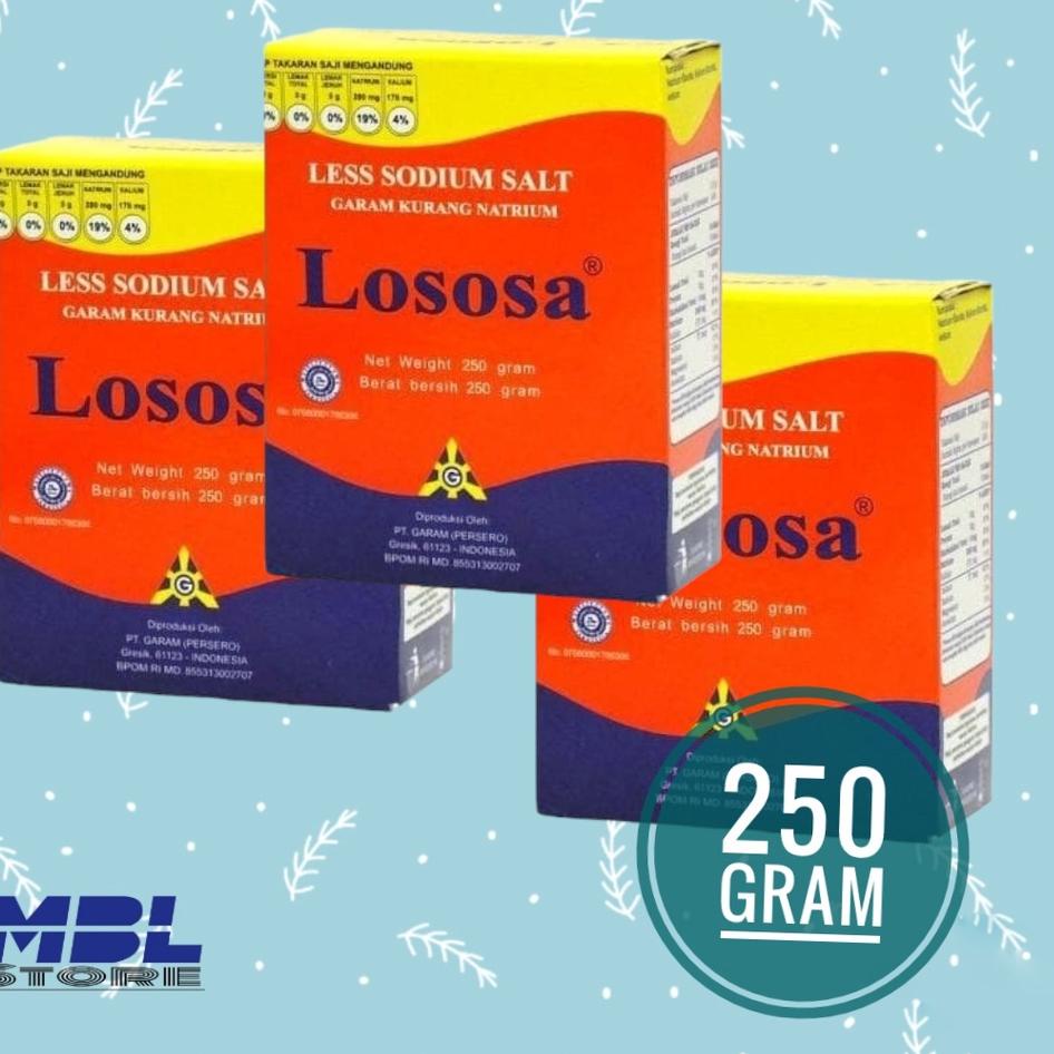 

Lososa Garam rendah antrium 250 g ☠➤ (Serba Murah)