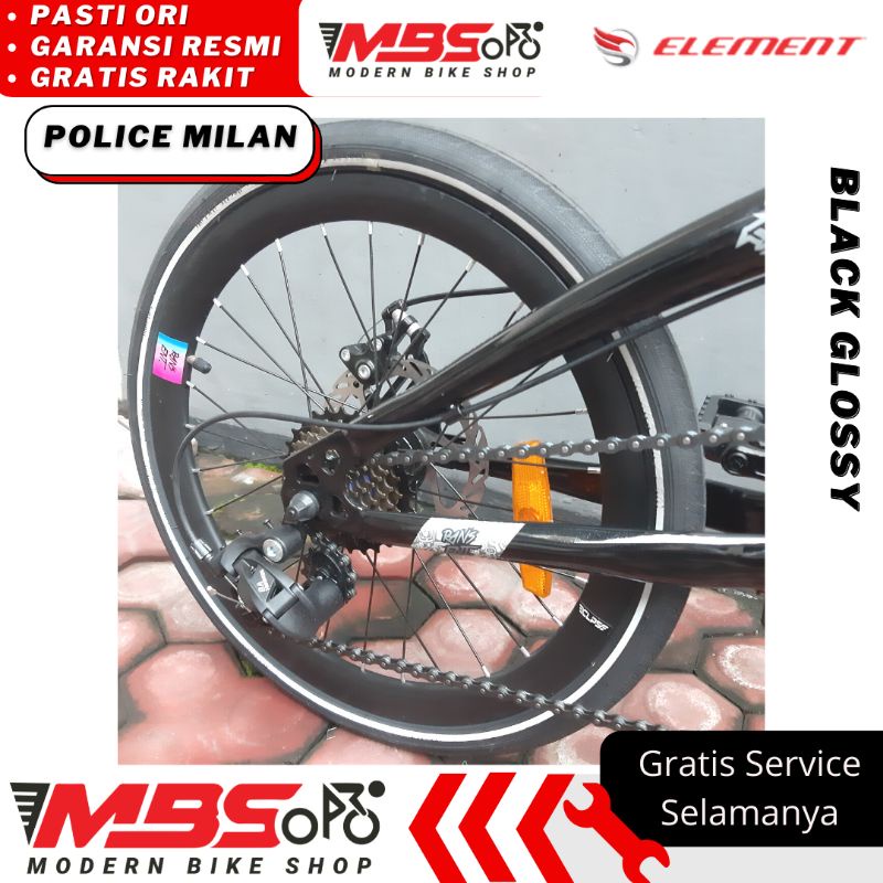 [EKA JAAYA SEPEDA] Element Police Rans Milan 20 & 16 inch 8 speed sepeda Lipat Terbaru Murah Dewasa