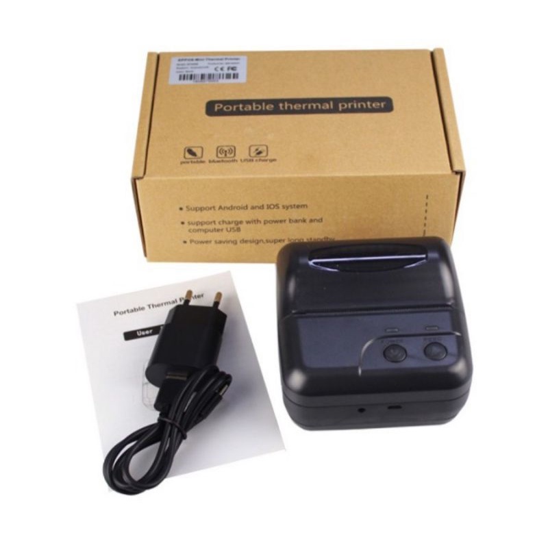 Printer Thermal Bluetooth 80mm portabel Bluetooth