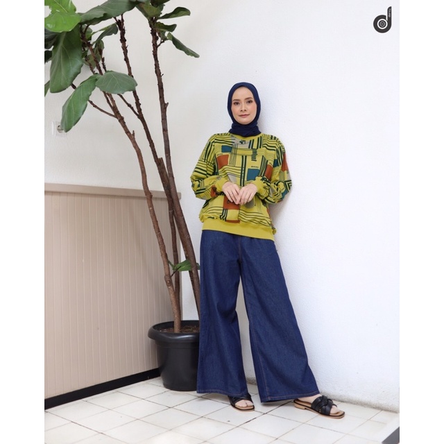 DEENAY MONDRIAN SWEATSHIRT & LONG SWEATSHIRT