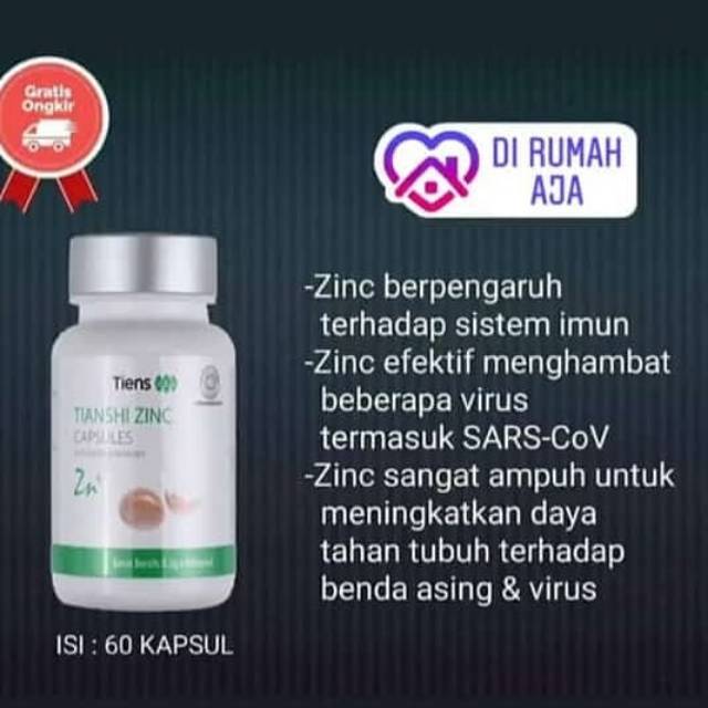 Suplemen makanan zinc tiens