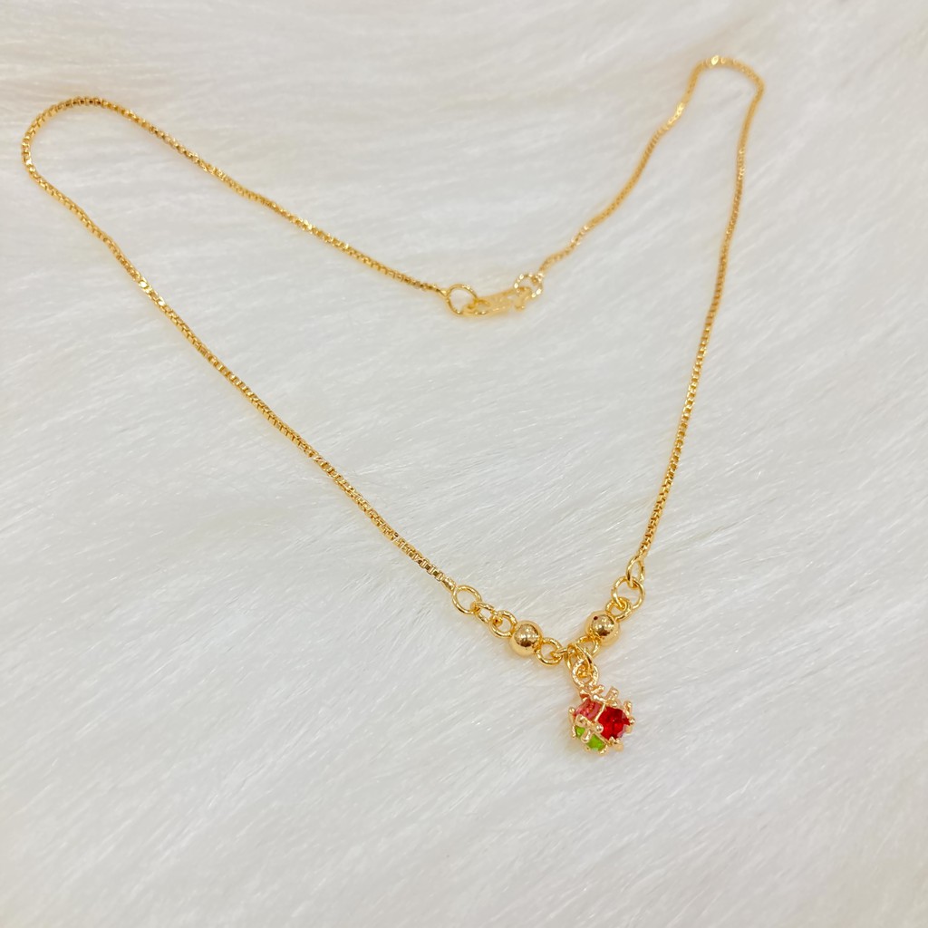 [NOIN] Kalung Anak Perempuan Motif Permata - Perhiasan Anak KLA-015