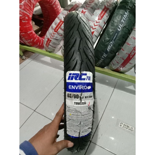 BAN LUAR TUBLESS RING 17# BAN DEPAN BEBEK 80/90 FREE PENTIL