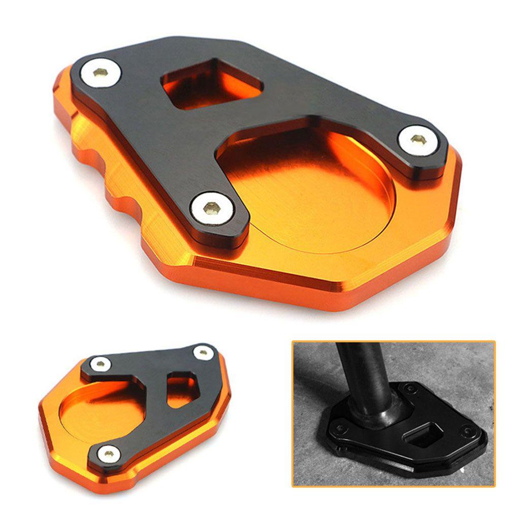 Populer Foot Extension Magnifying Pad Bagian Motor Side Stand Penyangga Kaki Side Kick Stand Untuk Ktm1290 1050 1190 ADV