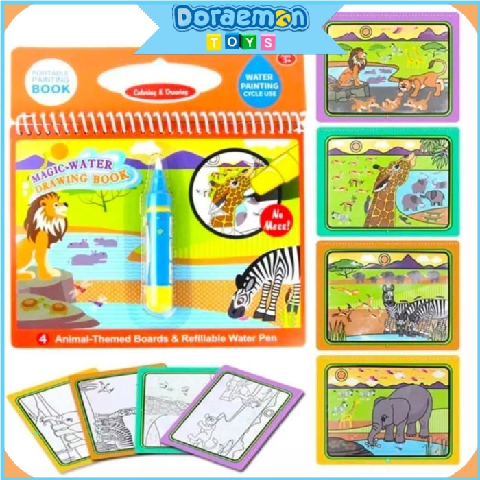 

Buku Gambar dan Mewarnai Ajaib Tanpa Tinta MAGIC DRAWING BOOK