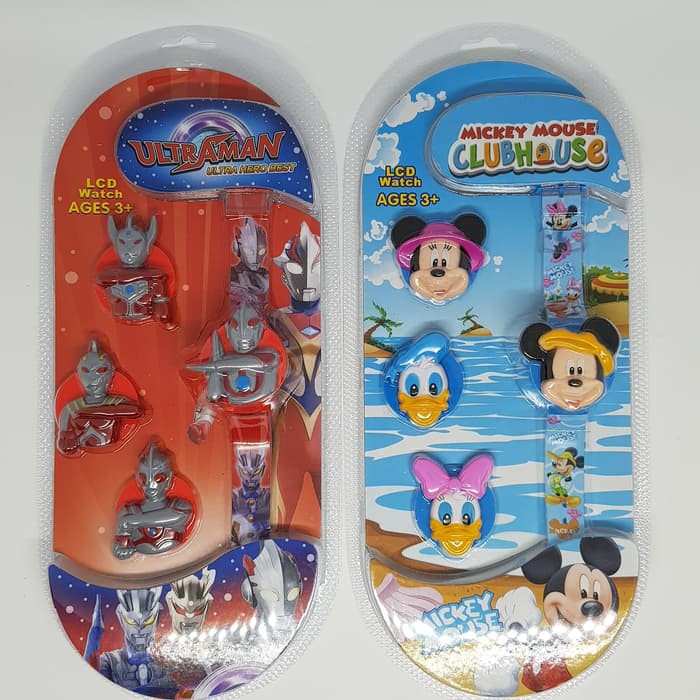 Jam Tangan Kepala Ganti Ultramen / Jam Tangan Ultraman