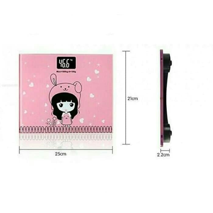 1500gr timbangan badan karakter digital doraemon dan hello kitty