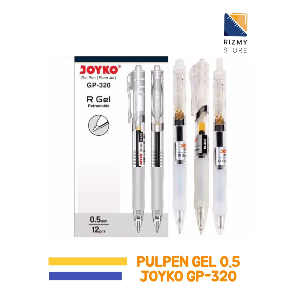 

Pulpen Gel JOYKO GP-320 Tinta Hitam