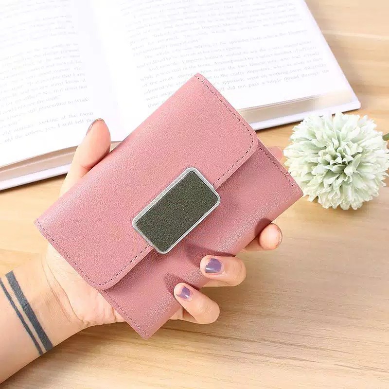 (COD) Dompet Lipat Wanita Women Wallet Fashion Korea MALL SHOPPING