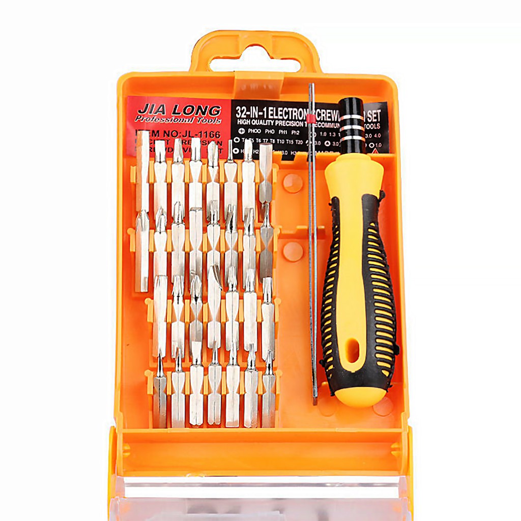 Obeng Set Servis Maintenance Eletronik 32in1 Multifungsi Serbaguna Peralatan Perkakas Tool Set Import - GJ-29 - 88Blanketstore