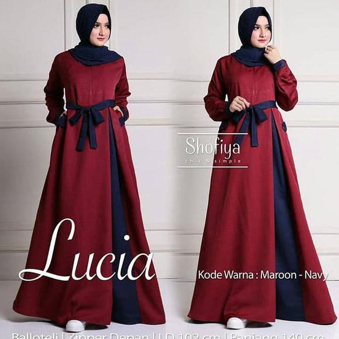 10+ Ide Baju Gamis Terbaru 2020 Wanita