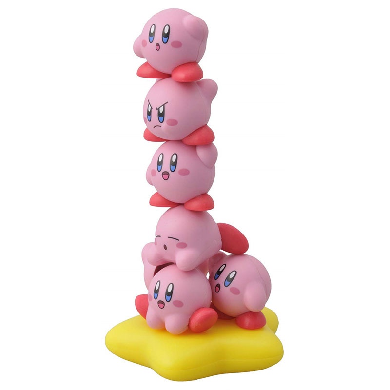 11pcs / Lot Mainan Action Figure Kirby Waddle Doo Warna Pink Untuk Hadiah Anak