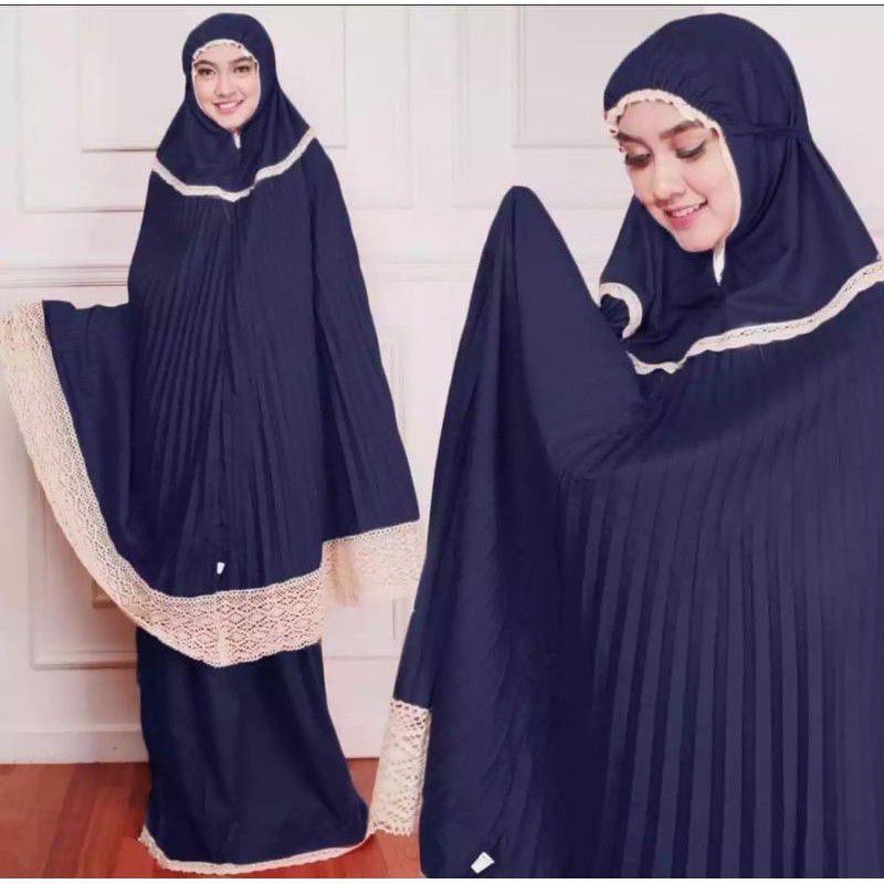 Mukenah Dewasa Plisket / Mukenah Wanita Dewasa / Peralatan Sholat Wanita