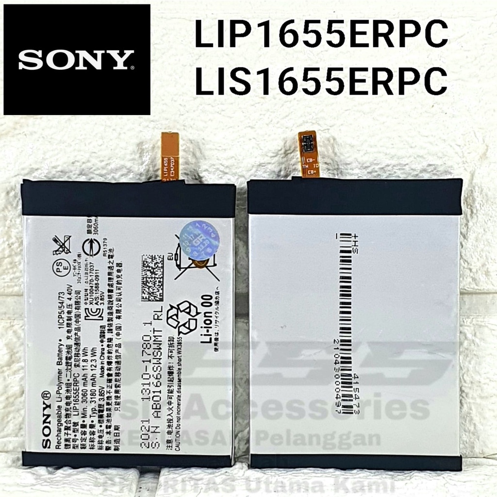 Baterai Original SONY XPERIA XZ2 - XZ 2 - 702SO - SOV37 - H8296 - H8216 - H8266 -H8276 - SO-03K Kode Battery LIP1655ERPC - LIS1655ERPC