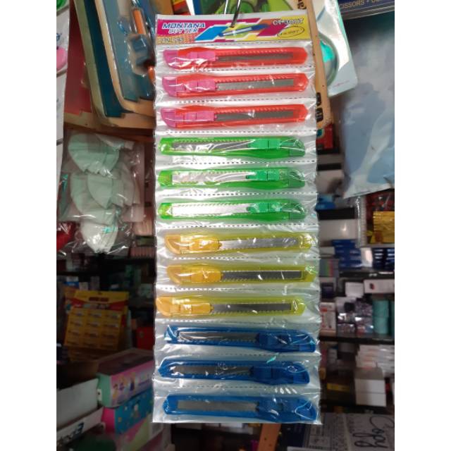 

Cutter Montana Kecil Transfaran Per LUSIN (12 pcs)