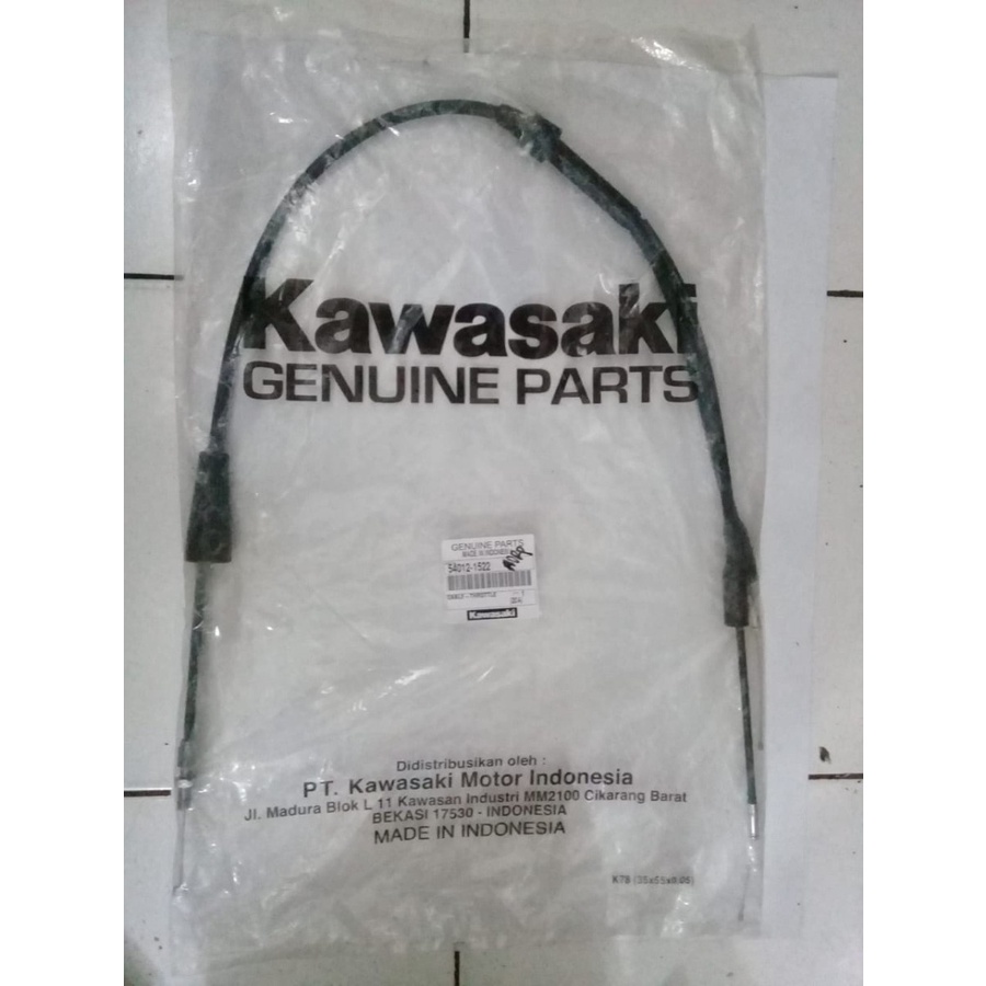 Kabel Gas Kawasaki Ninja RR 150 Original Kawasaki/KABEL GAS NINJA R NINJA RR ORIGINAL KAWASAKi