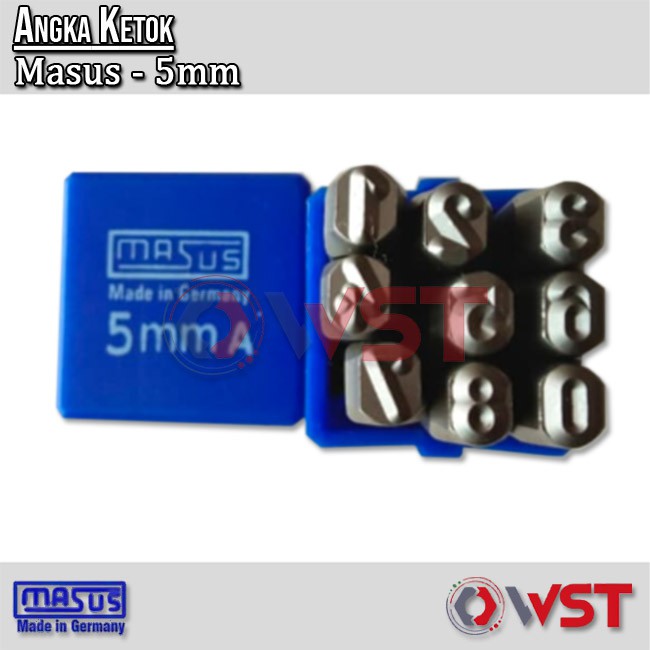Masus Angka Ketok 5 mm