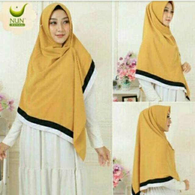 Segiempat wolfis pks 2 sisi / hijab wolfis pks 2 sisi