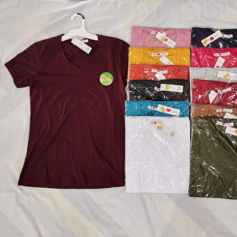 KAOS OBLONG PENDEK CEWEK POLOS (BELLE)