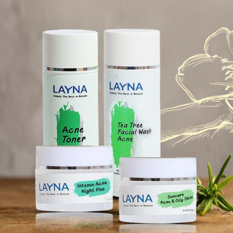 Layna Acne, Paket Layna, Acne Jerawat