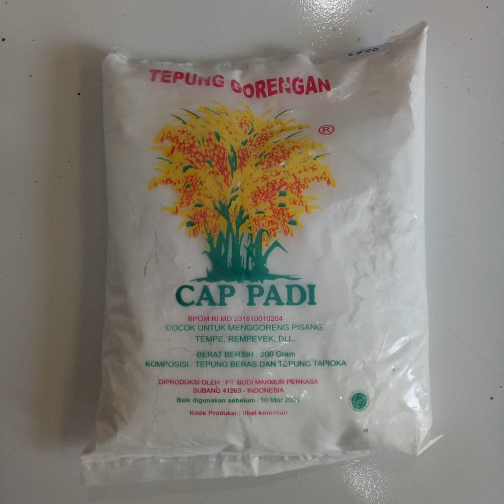 

Tepung Gorengan cap PADI 200 gram