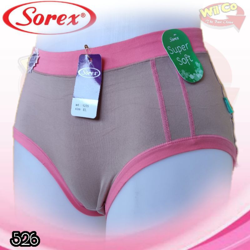 K526 - (Harga Per 1 Potong) CELANA DALAM WANITA PAKAIAN DALAM PAKAIAN WANITA CD SOREX MURAH SIZE M - XXL MULTYCOLOR