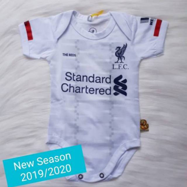 NEW Liverpool Away 2019/2020 - Baju Bola Bayi - Jumper Bola Bayi - Jersey Bola Bayi