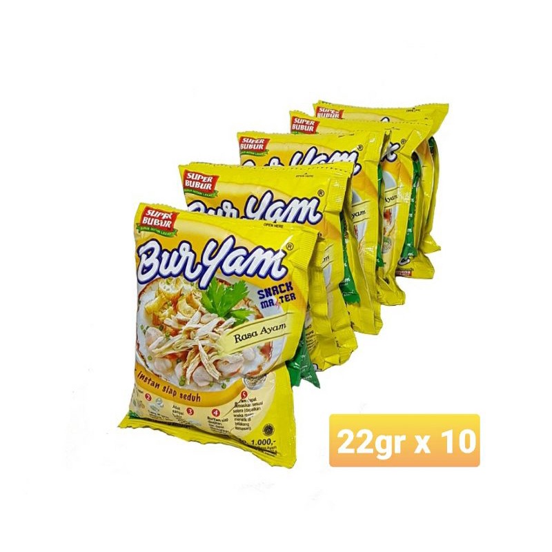 SUPER BUBUR Buryam Netto 22gr Isi 10