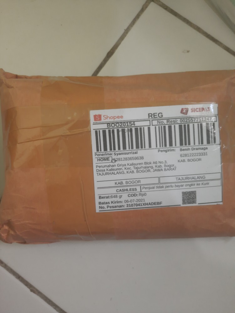 [10 Pcs] Polybag Ukuran 30 Cm X 30 Cm