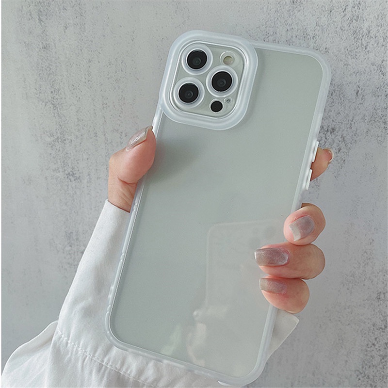 IPHONE Soft Case Transparan Kompatibel Untuk Iphone14 13 12 11 Pro XS Max XR X8+76 Plus Casing Ponsel Silcone Mini Bening TPU Cover