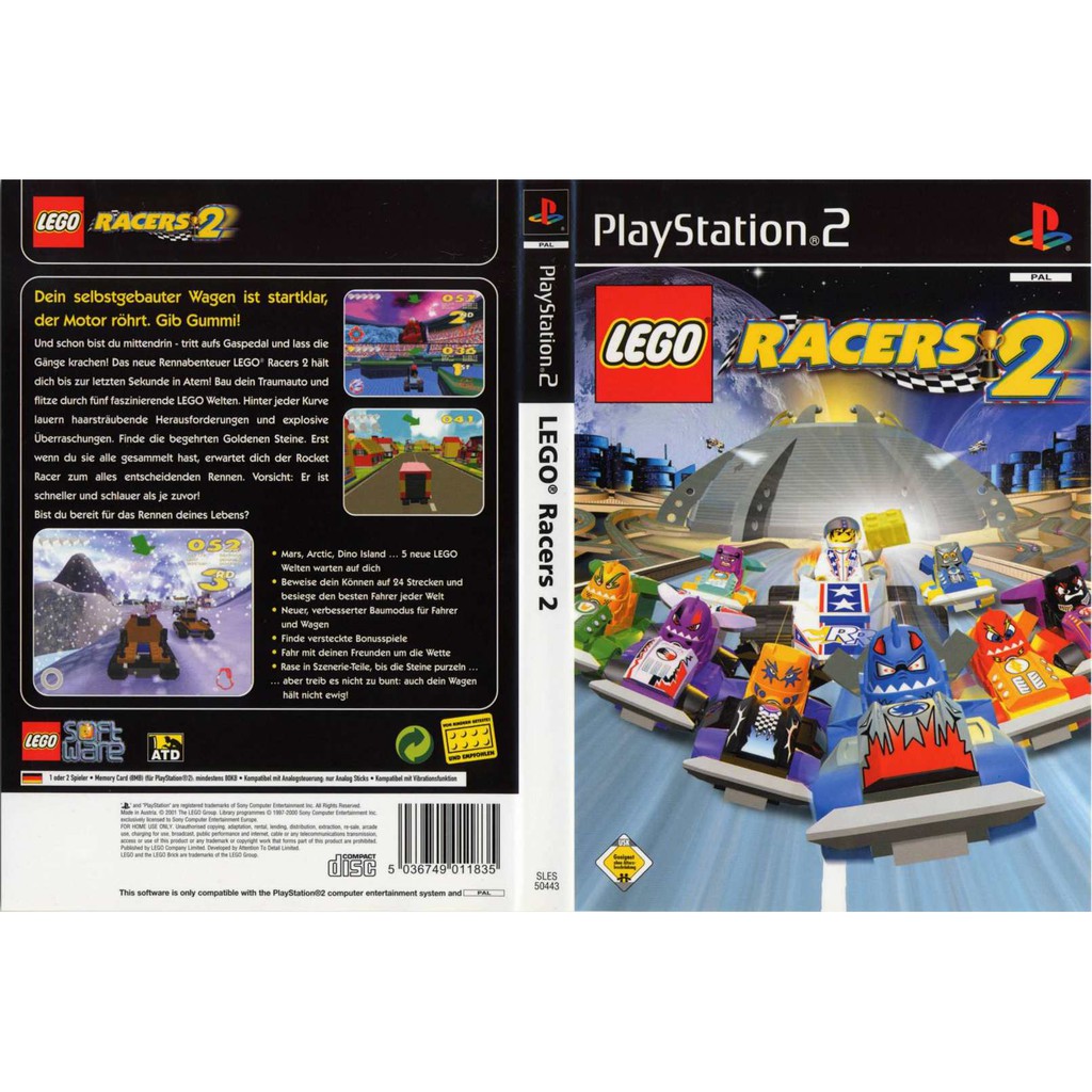 Kaset Ps2 Game Terbaru Lego Racer 2