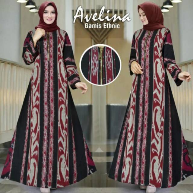 GAMIS TERBARU GAMIS SYARI  ETNIK TENUN  PROMO IDUL FITRI TERMURAH KEKINIAN