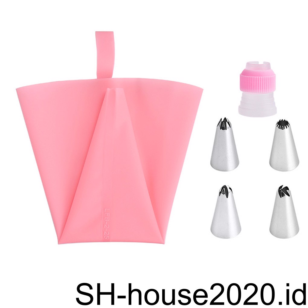 (house2020) 6pcs / Set Nozzle Icing / Krim Untuk Dekorasi Kue