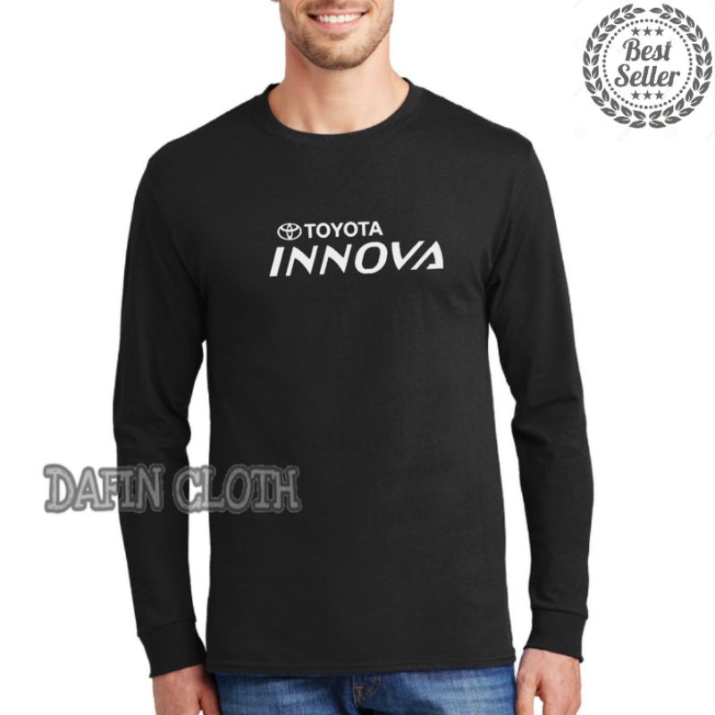 Tshirt Baju Kaos Pria Lengan Panjang Mobil Toyota Innova