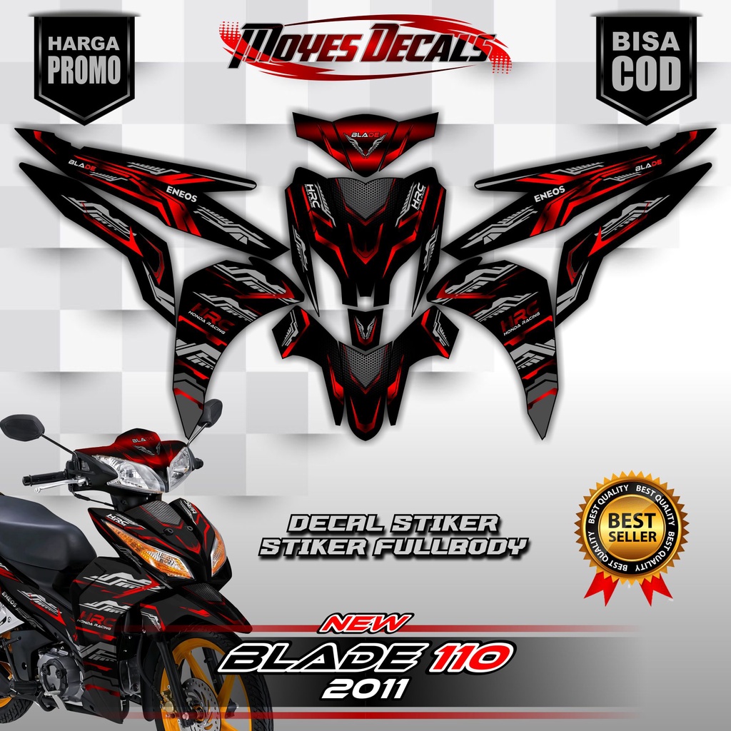 Decal New Blade 110 Karbu 2011 Full Body Matrixline